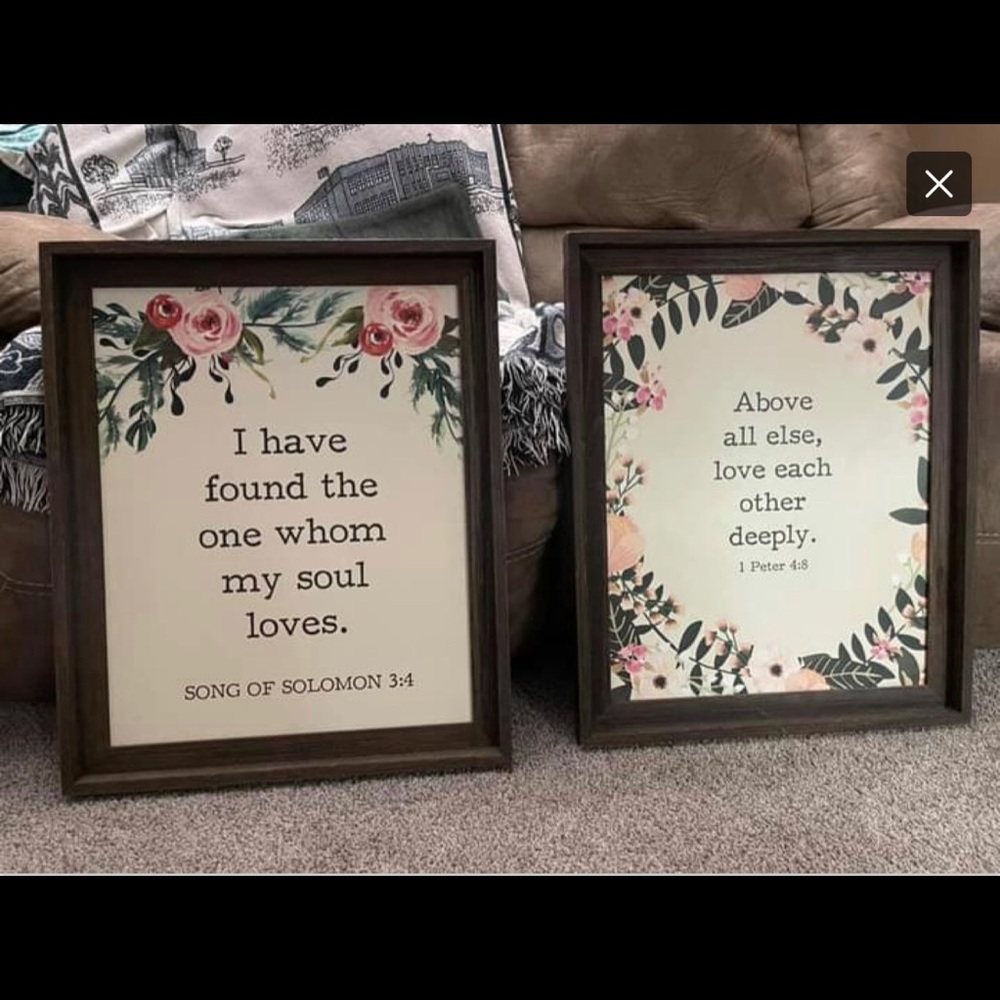 2 Wood Signs